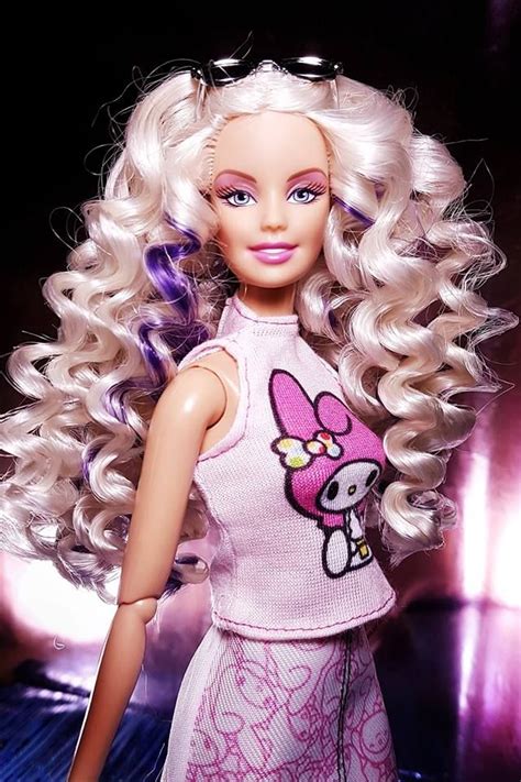 doll hair curlers|barbie doll with curly hair.